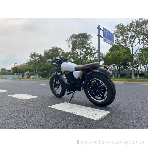 E-Scooter Max Retro Fat Tire 72V 3000W Adult Electric Motorcycle Electric Motorbike Cheap 90km High Speed CKD